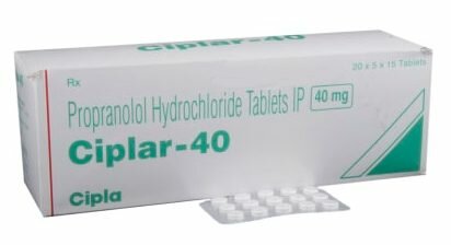 Buy Ciplar (Propranolol) 40 mg