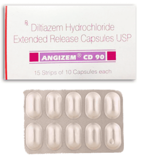 Angizem CD (Diltiazem) 90 mg