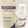 Augmentin (Amoxicillin trihydrate + Potassium clavulanate) 165 mg / 5 ml, 60 ml powder 1 bottle