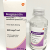 Augmentin 228 mg/5 ml (Amoxycillin + Clavulanate potassium) 70 ml  Powder Bottle