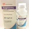 Augmentin (Amoxicillin trihydrate + Potassium clavulanate) 457 mg/5ml, 70 ml powder 1 bottle