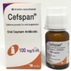 Cefspan (Cefixime) 100 mg /5 ml, 30 ml powder 1 bottle