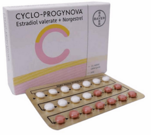 Cyclo-Progynova 1mg (Estradiol valerate + Norgestrel) 3x21 pills