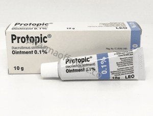 Protopic Ointment (Tacrolimus) 0.1 % 10 g tube