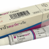 Travocort Cream 5 g (Isoconazole nitrate 10 mg + Diflucortolone valerate 1 mg), 2 tubes