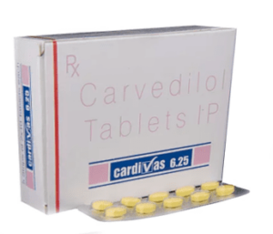 Cardivas (Carvedilol) 6.25 mg