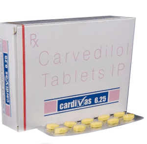 Cardivas (Carvedilol) 6.25 mg
