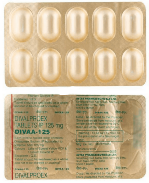 Divaa (Divalproex) 125 mg
