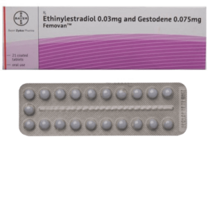 Femovan (Ethinyl Estradiol 0.03 mg + Gestodene 0.075 mg) 0.03 mg + 0.075 mg