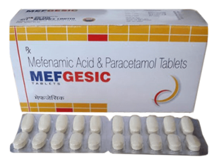 Mefgesic (Mefenamic Acid 500 mg + Paracetamol/Acetaminophen 500 mg) 500 mg + 500 mg
