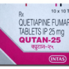 Qutan (Quetiapine) 25 mg