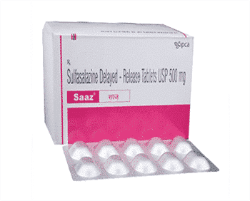 Buy Saaz (Sulfasalazine) 500 mg