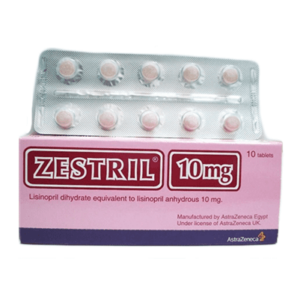 Zestril (Lisinopril) 10 mg