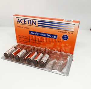 Acetin 300 mg, 10 amps x 3 ml