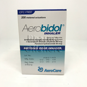 Aerobidol 20 mcg + 50 mcg, 200 metered doses