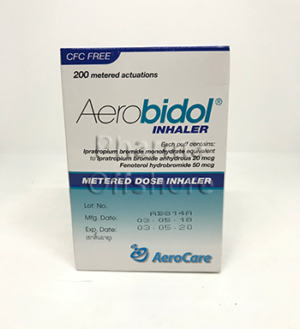 Aerobidol 20 mcg + 50 mcg, 200 metered doses
