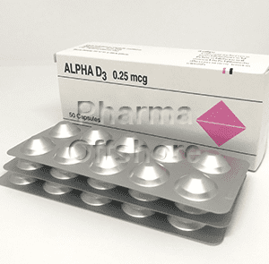 Alpha D3 0.25 mcg, 50 caps