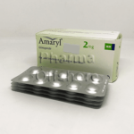 Amaryl SR 2mg + 500mg (Glimepiride+Metformin) 30 pills