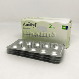 Amaryl SR 2mg + 500mg (Glimepiride+Metformin) 30 pills