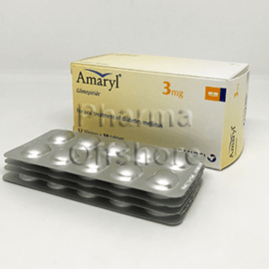 Amaryl 3mg (Glimepiride) 120 pills