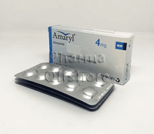 Amaryl 4mg (Glimepiride) 30 pills