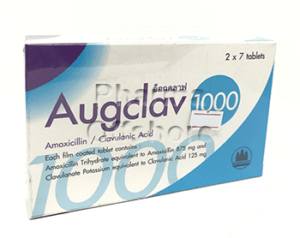 Augclav 1000 1000 mg, 14 tabs
