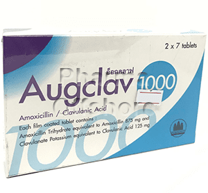 Augclav 1000 1000 mg, 14 tabs