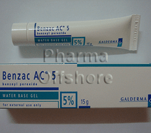 Benzac Ac 5%, 3 tubes x 15 gm