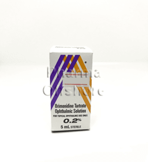 Brimonidine Tartrate 5 ml, 1 bottle x 5 ml