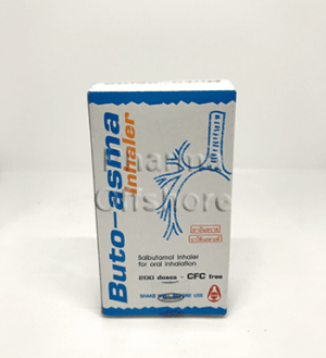 Buto asma inhaler 200 doses, 200 doses
