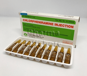 Chlorpheniramine injection 10 mg, 10 amps x 1 ml