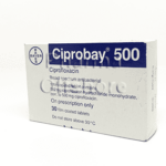 Ciprobay 500mg (Ciprofloxacin) Tablets - 30 pills