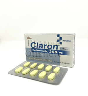 Claron 250 mg, 10 tabs