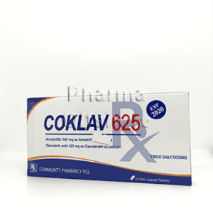 Coklav 625 625 mg, 100 tabs