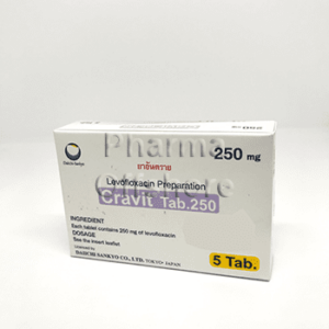 Cravit 250 mg, 5 tabs