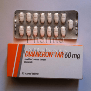 Diamicron 60mg (Gliclazide) 30 pills