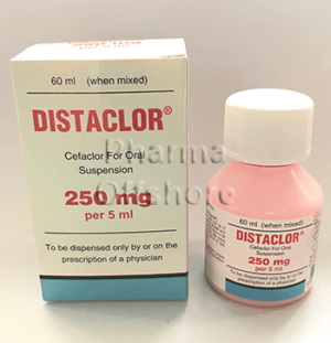 Distaclor 250 mg, 1 bottle x 5 ml