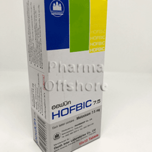 Hofbic 7.5mg (Meloxicam) 100 pills