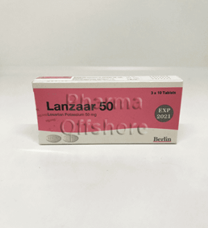 Lanzaar  50mg (Losartan Potassium) 90 pills
