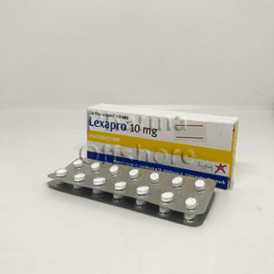 Lexapro 10 mg (Escitalopram) tablets