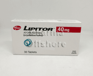 Lipitor 40mg (Atorvastatin) 30 pills