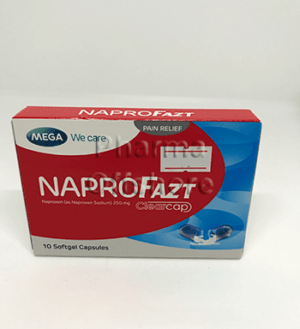Naprofazt 250 mg, 10 caps