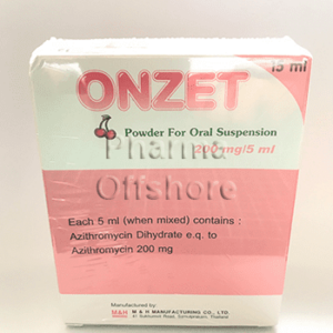 Onzet 200 mg/5 mL, 1 bottle x 15 ml