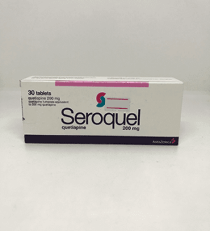 Seroquel 200 mg, 30 tabs