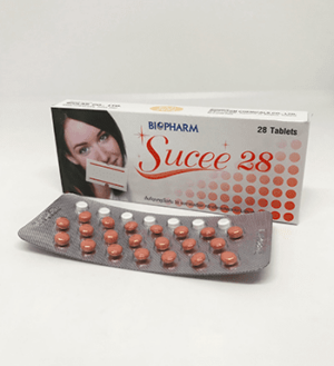 Sucee 35 mcg + 2 mg, 3 x 28 tabs