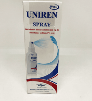 Uniren Spray 1%, 1 bottle x 60 ml