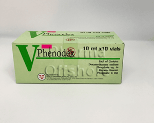 V phenodex 4 mg, 3 bottles x 10 ml