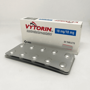 Vytorin 10 mg + 10 mg, 30 tabs
