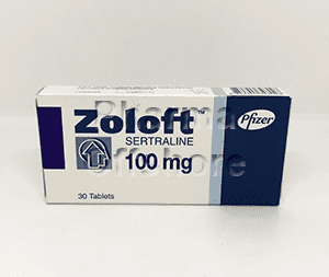 Zoloft 100mg (Sertraline) 30 pills