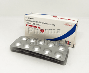 Zymron 15mg (Mirtazapine) 30 pills